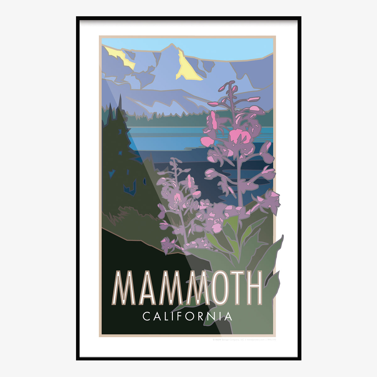 Mammoth California Travel Poster