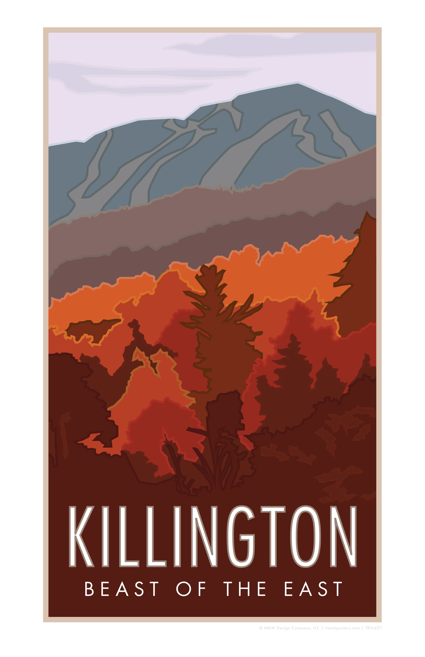Killington Autumn - Poster