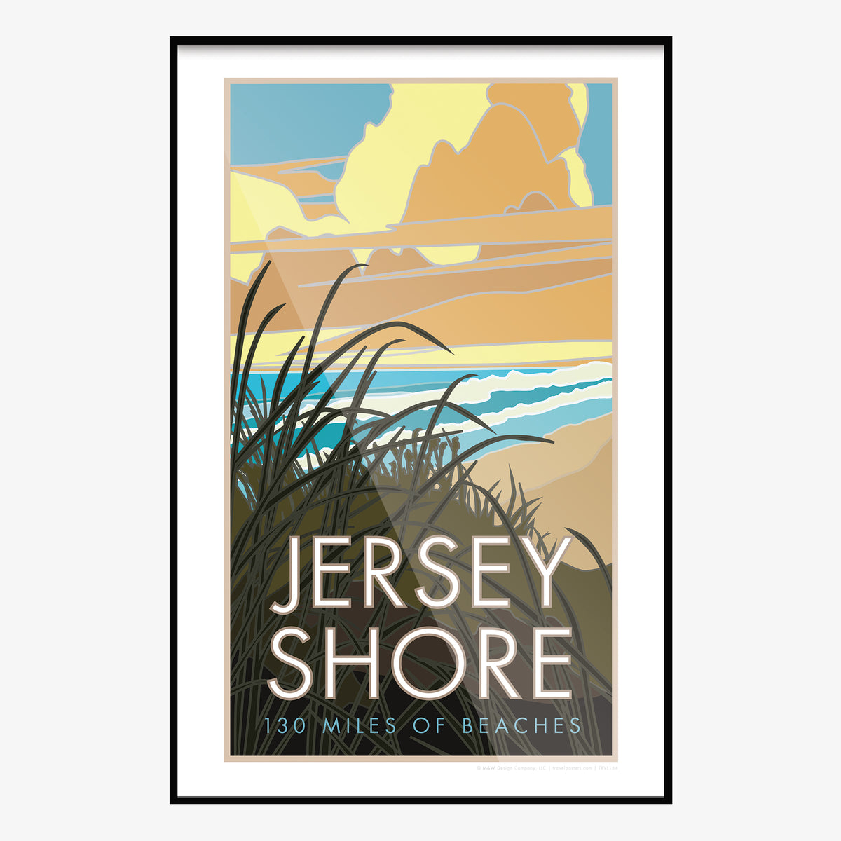 Jersey Shore Travel Poster
