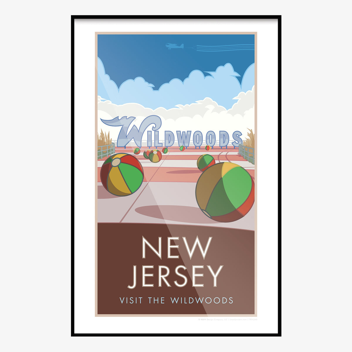 Wildwood New Jersey Travel Poster
