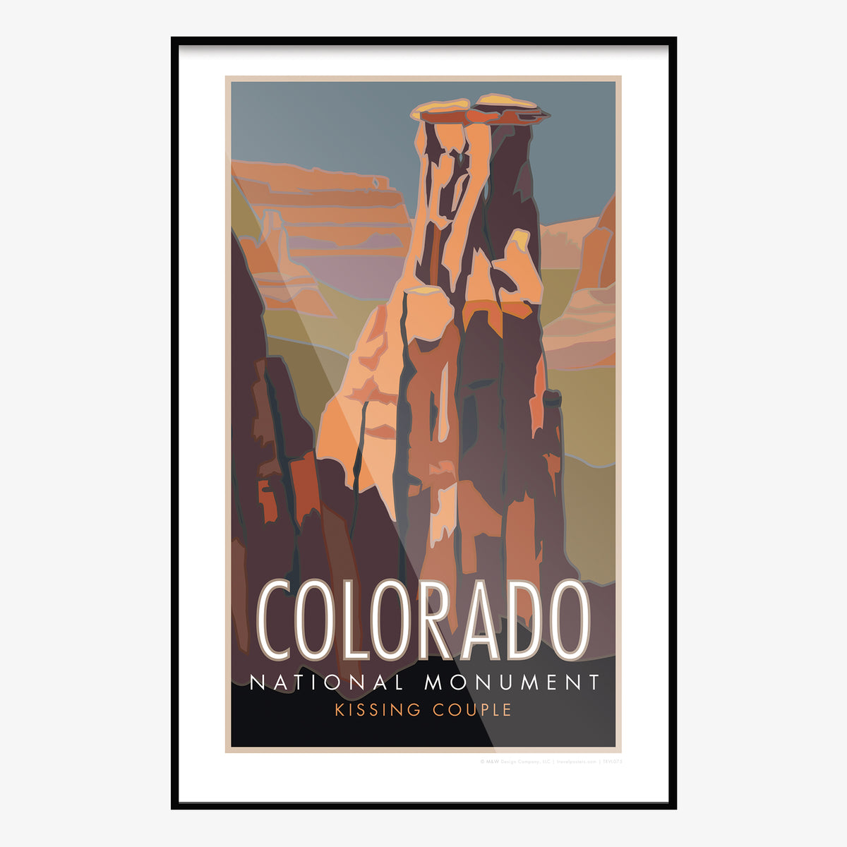 Colorado National Monument Colorado Travel Poster