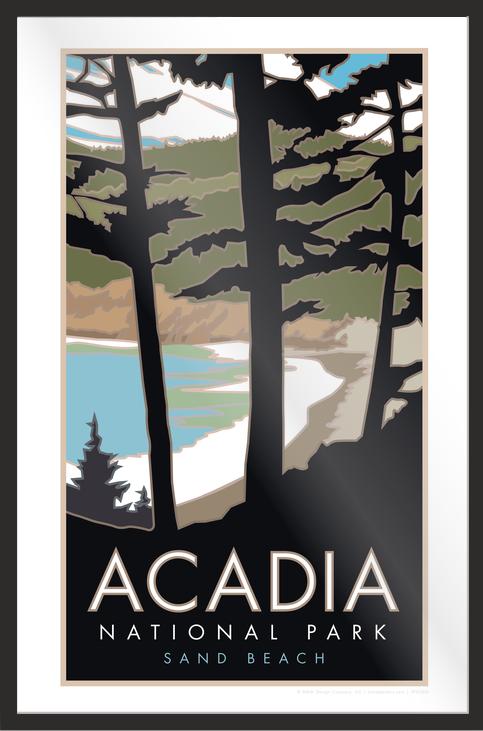 Acadia National Park, Sand Beach, Maine - Poster