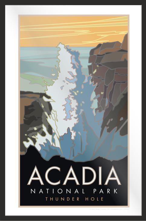Acadia National Park, Thunder Hole, Maine - Poster