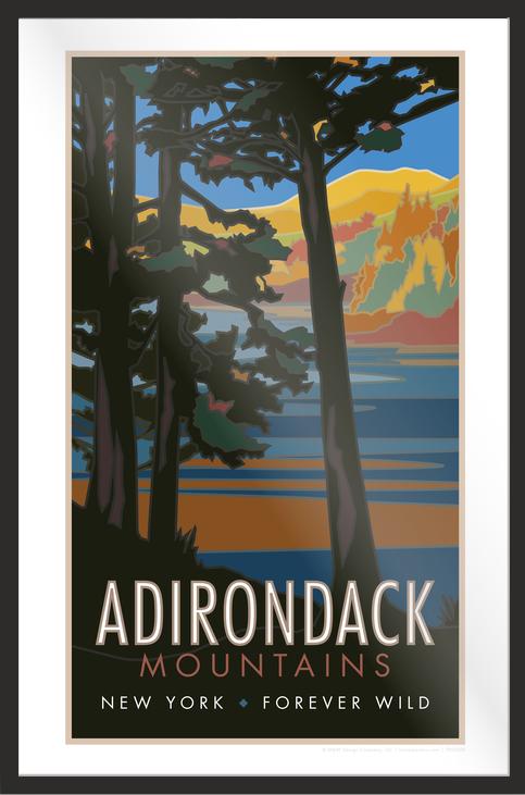 Adirondack Mountains, New York - Poster