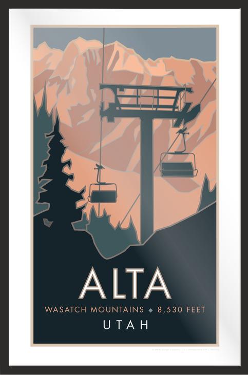 Alta, Utah - Poster