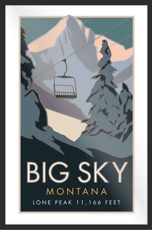 Big Sky, Montana - Poster