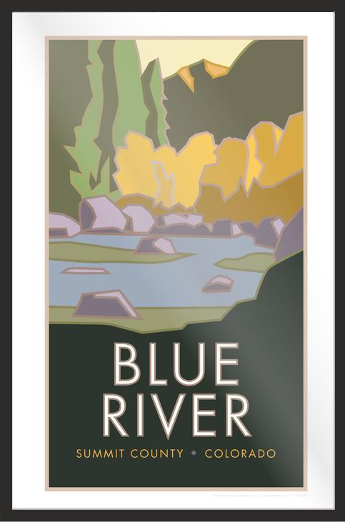 Blue River, Colorado - Poster