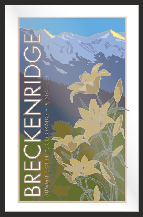 Breckenridge, Colorado, Summer Lilies - Poster