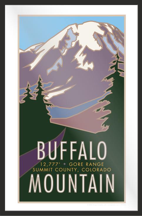 Buffalo Mountain, Summit County Colorado - Poster
