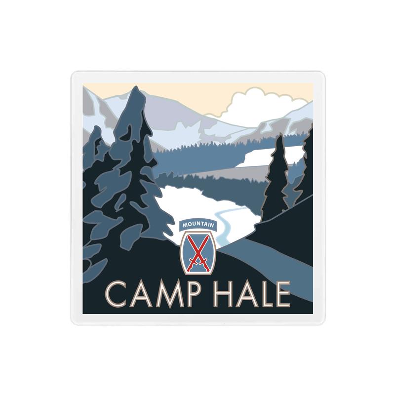 Camp Hale National Monument, Colorado - 4" x 4" Sandstone Coaster