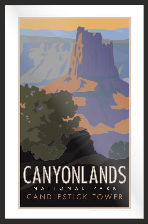Canyonlands National Park, Utah - Candlestick Tower - Poster