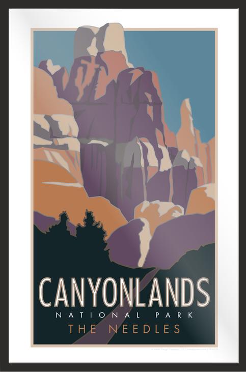 Canyonlands National Park, Utah - The Needles - Poster