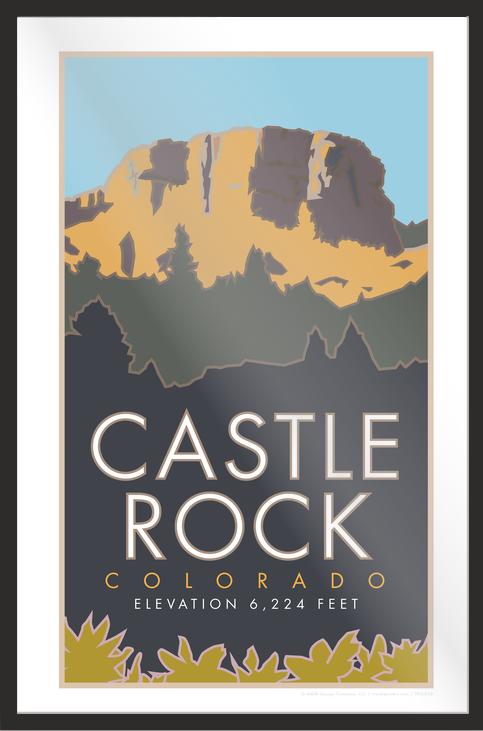 Castle Rock, Colorado - Poster