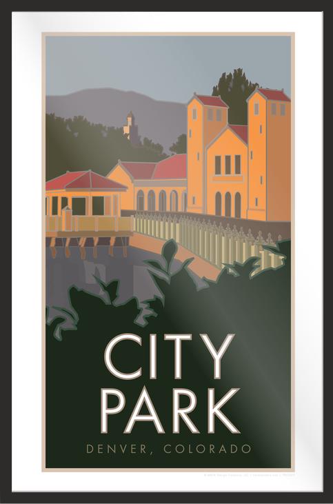 City Park, Denver, Colorado - Poster