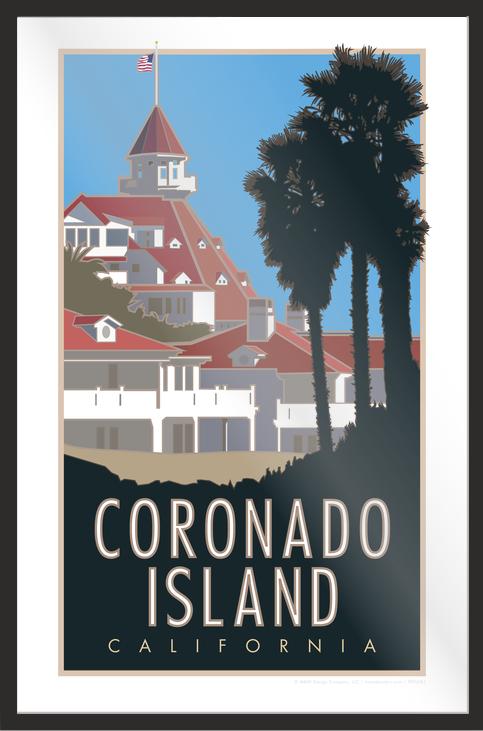 Coronado Island, California - Poster