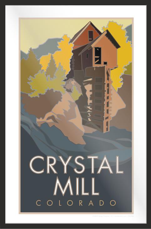 Crystal Mill, Colorado - Poster