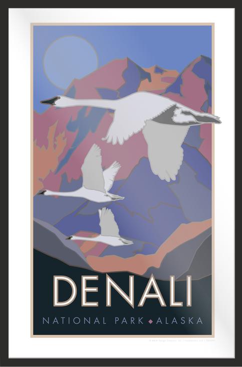 Denali National Park - Alaska - Poster