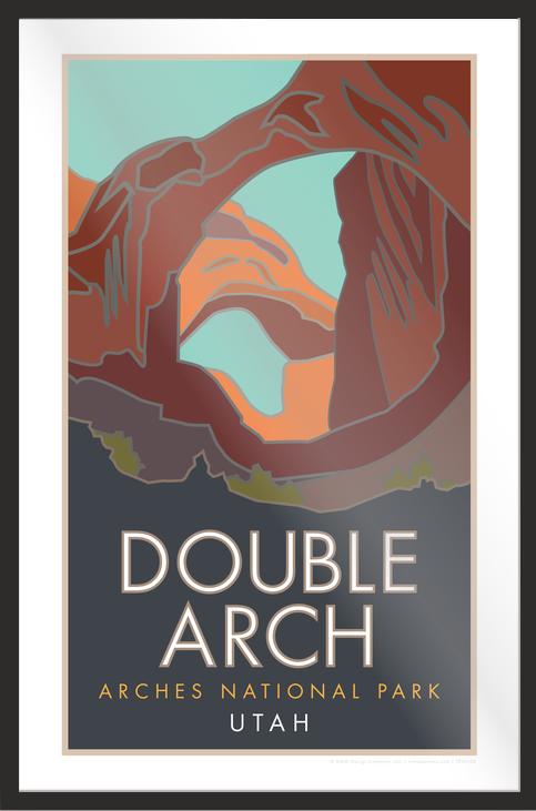 Double Arch, Arches National Park, Utah - Poster