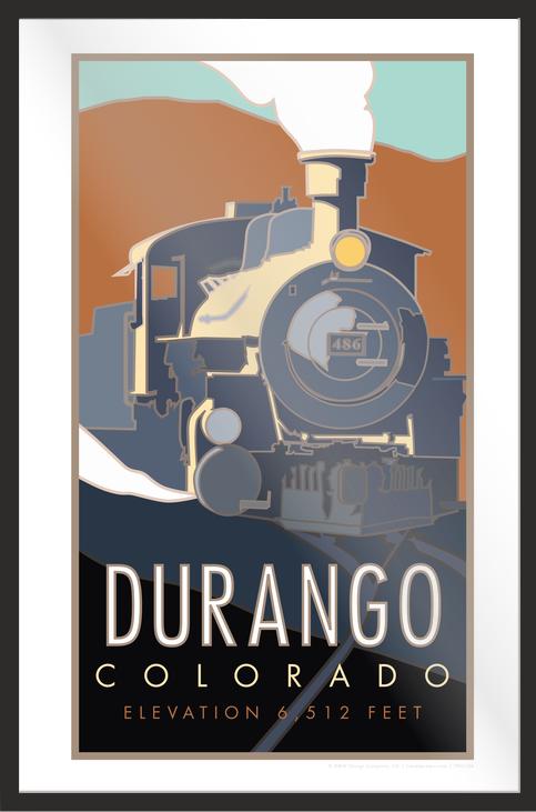 Durango (Train), Colorado - Poster
