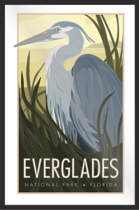 Everglades National Park, Heron View Poster