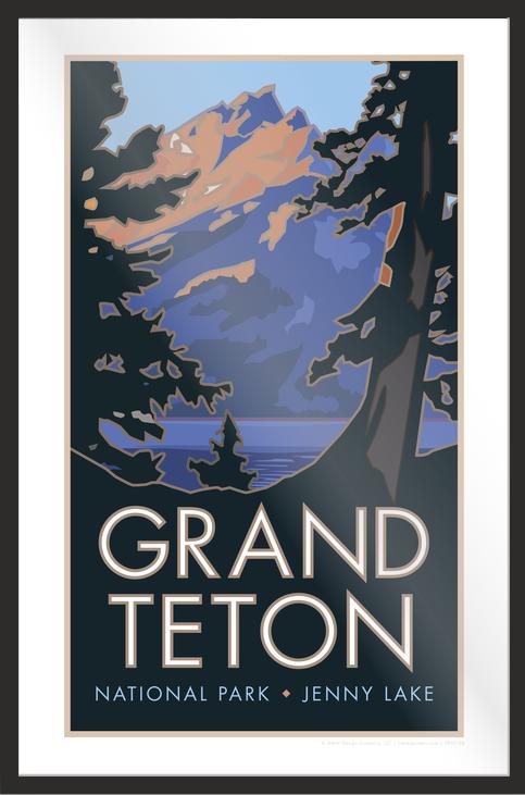 Grand Teton National Park (Jenny Lake), Wyoming - Poster