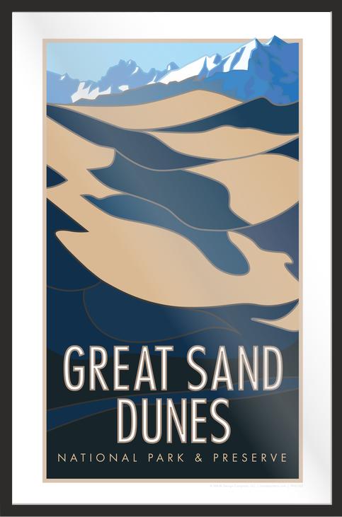 Great Sand Dunes National Park, Colorado - Poster