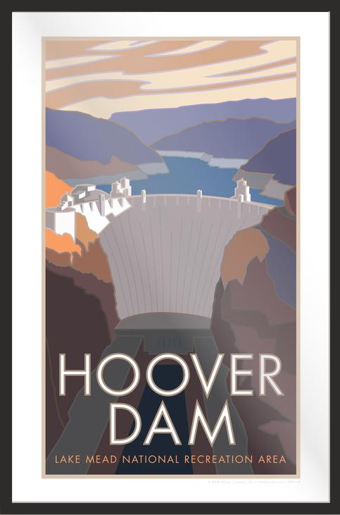 Hoover Dam, Lake Mead National Recreation Area, Nevada - Poster