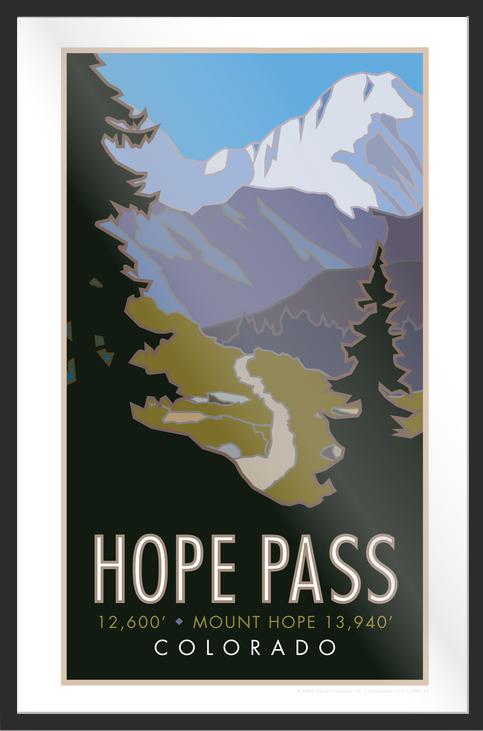 Hope Pass, Colorado - Poster