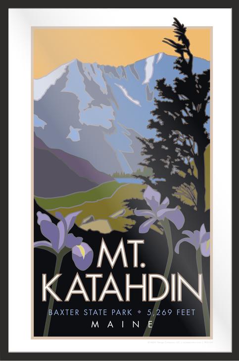 Mount Katahdin, Maine - Poster