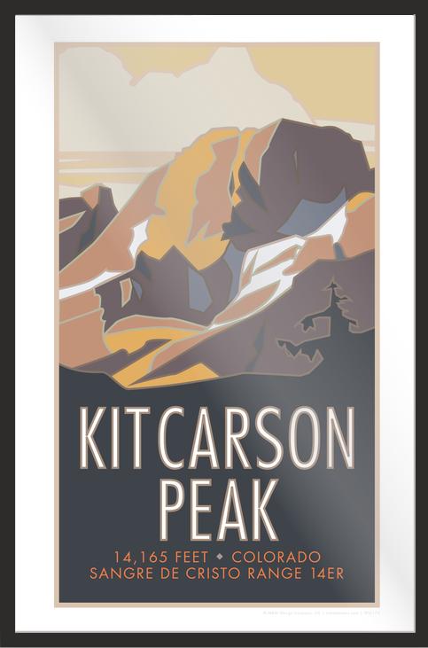 Kit Carson Peak, Colorado - Colorado 14er - Poster