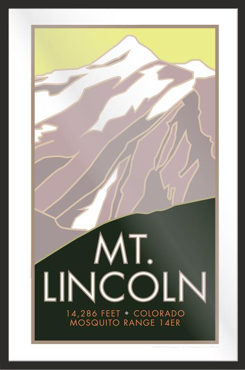Mt. Lincoln, Colorado - Colorado 14er - Poster