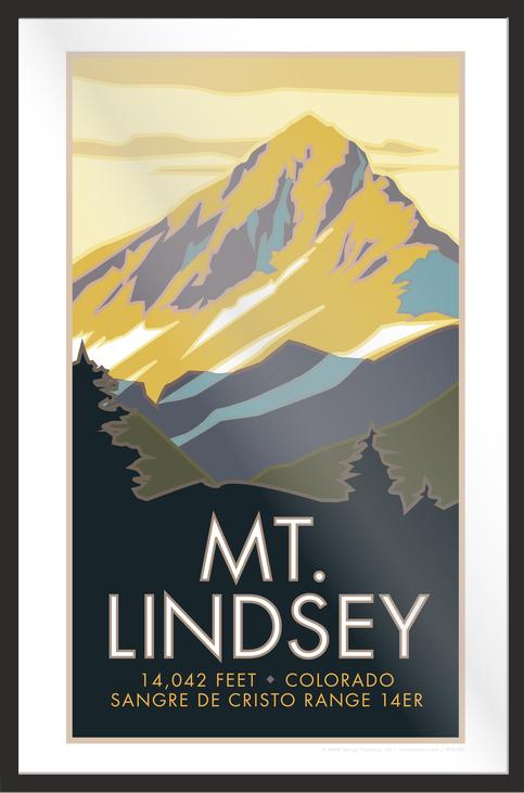 Mt. Lindsey, Colorado - Colorado 14er - Poster