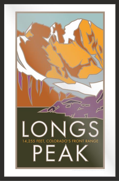 Longs Peak 1, Colorado - Colorado 14er - Poster