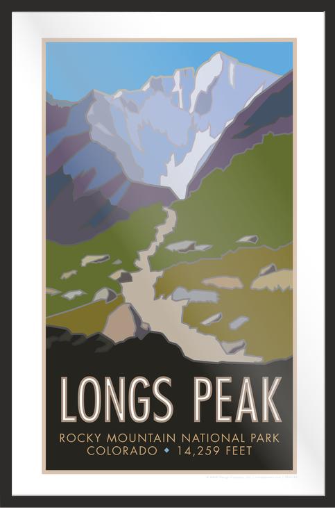 Longs Peak 2, Colorado - Colorado 14er - Poster