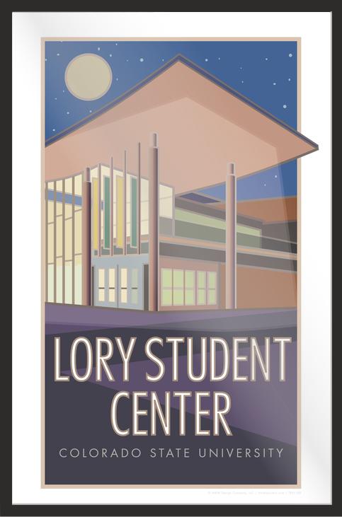 Lory Student Center (CSU) Colorado - Poster