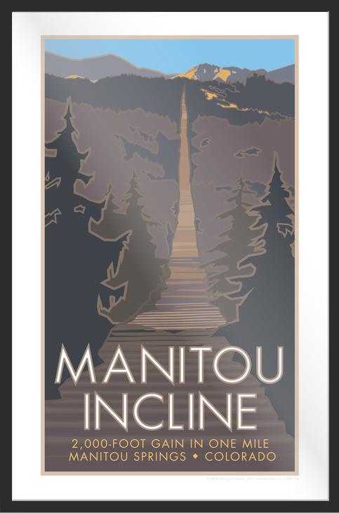 Manitou Incline, Colorado - Poster