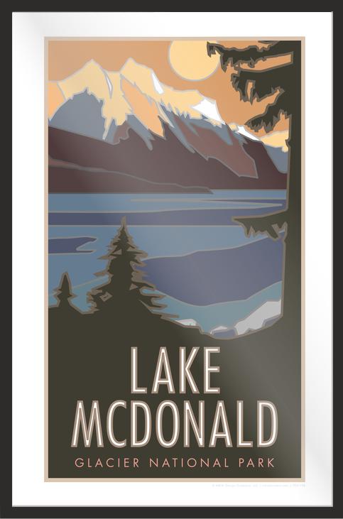 Lake McDonald (Glacier National Park) Montana - Poster