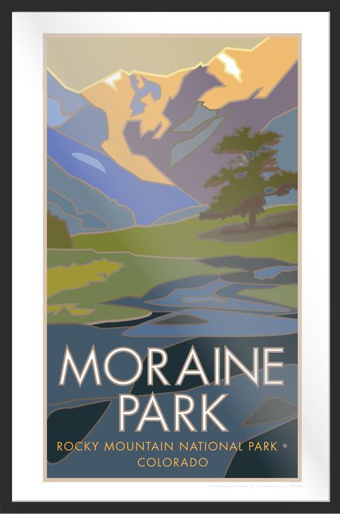 Moraine Park, Rocky Mountain National Park, Colorado - Poster