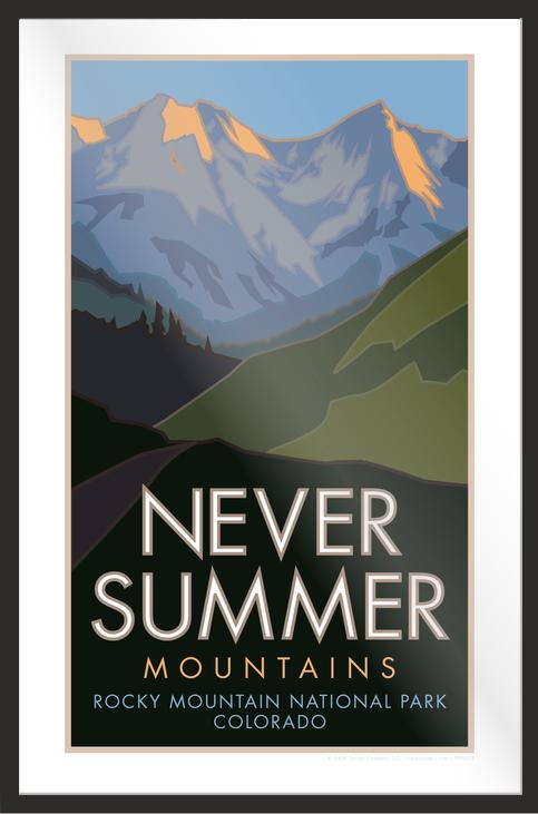 Never Summer Range, Colorado - Poster