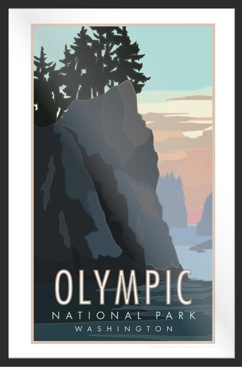 Olympic National Park, Washington (Sea Stacks) - Poster