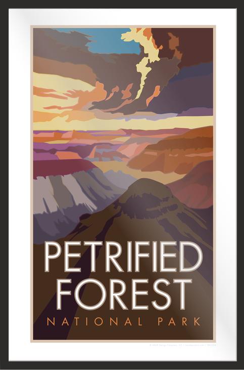 Petrified Forest National Park, Arizona - Poster