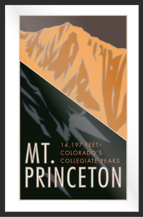 Mt. Princeton, Colorado - Colorado 14er - Poster