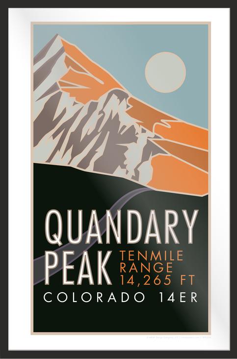 Quandary Peak, Colorado - Poster