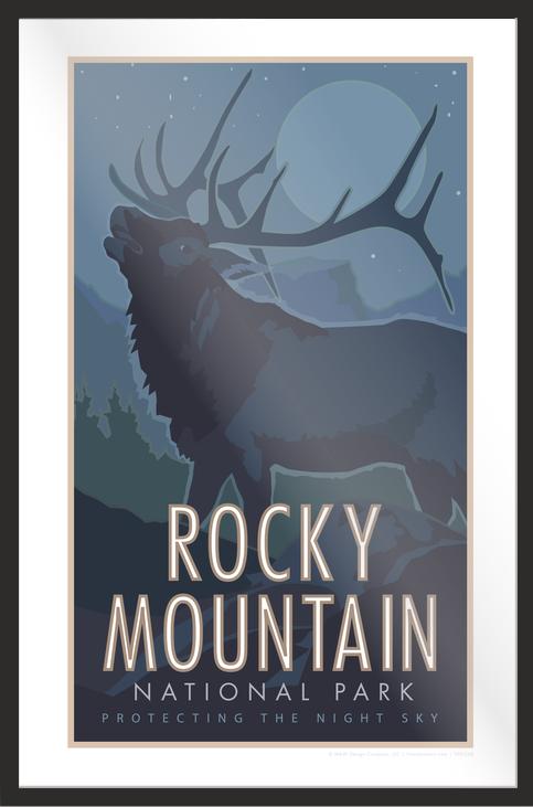Rocky Mountain National Park 3 (Elk) - Poster