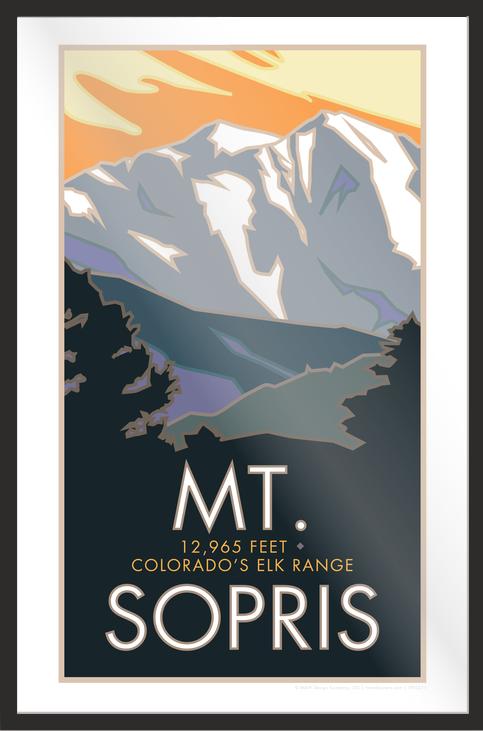 Mt. Sopris, Colorado - Poster
