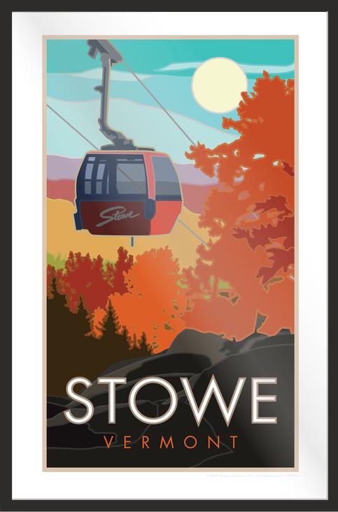 Stowe, Vermont - Fall - Poster