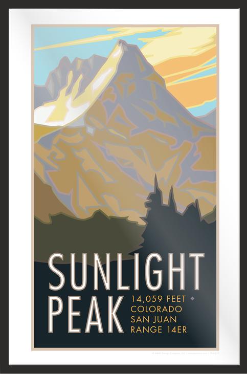 Sunlight Peak, Colorado - Colorado 14er - Poster
