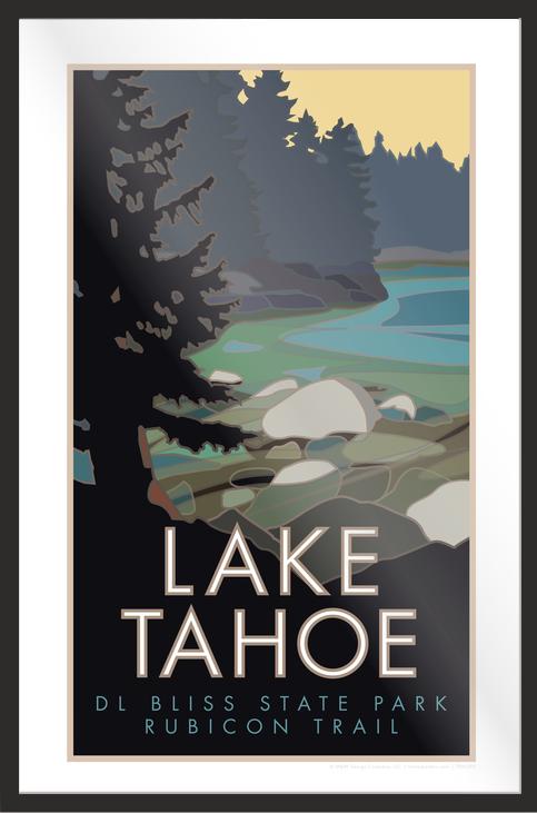 Lake Tahoe, D.L. Bliss State Park - Poster