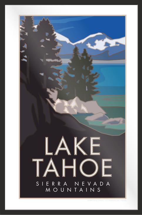 Lake Tahoe, California - Poster