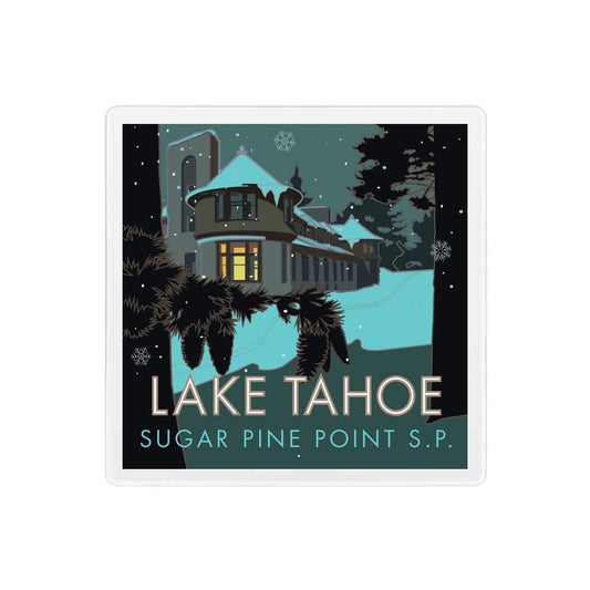 Lake Tahoe, Sugar Pine Point State Park - 4" x 4" Coaster